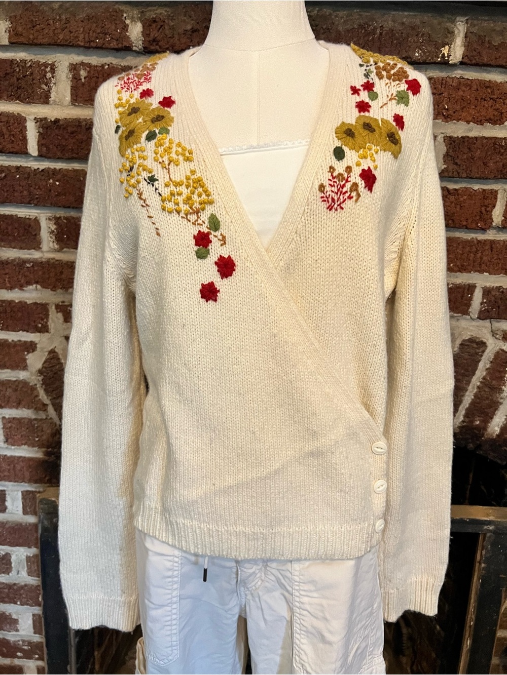 women's guinevere x anthropologie "maybn" wrap cardigan